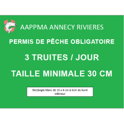 AAPPMA-100 panneaux Forex ép 10 mm - 40x30cm