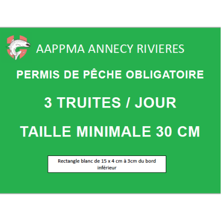 AAPPMA-100 panneaux Forex ép 10 mm - 40x30cm