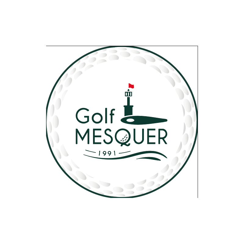 GOLF MESQUER - panneau dibond rond 70cm