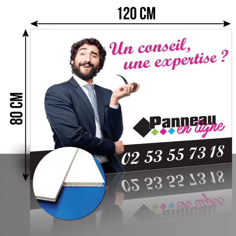Panneau Akilux 80x120cm pour entreprises | Panneau en Ligne