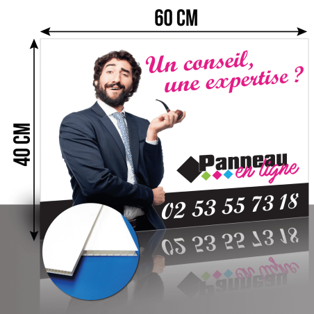 Panneau Akilux 40x60cm pour entreprise l Panneau en Ligne