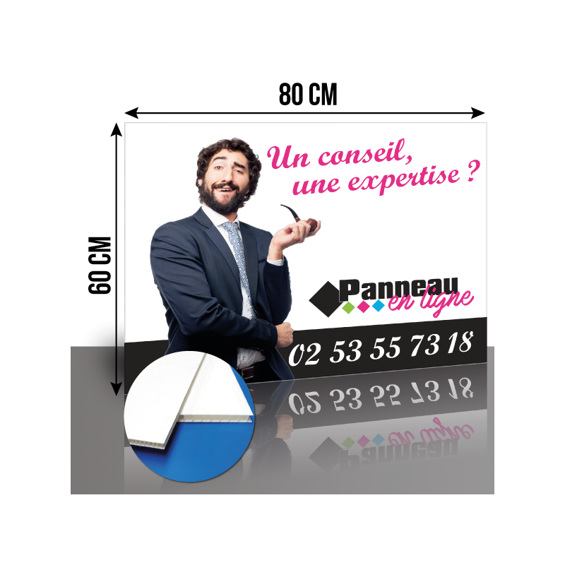 Panneau Akilux 60x80cm pour entreprises | Panneau en Ligne