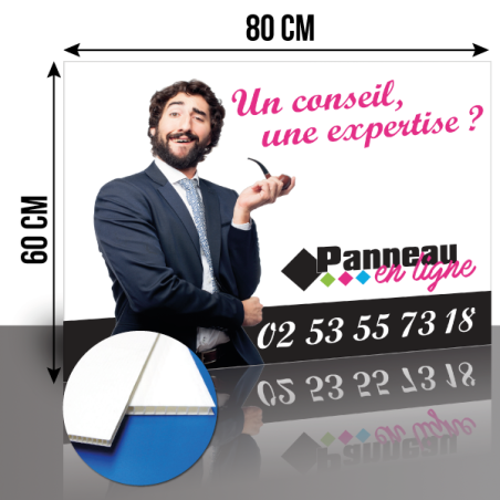 Panneau Akilux 60x80cm pour entreprises | Panneau en Ligne