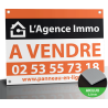 Panneau Immobilier à vendre personnalisé - Impressions sur Akilux 3,5mm