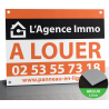 Panneau Immobilier "à louer" en PVC Akilux | Panneau en Ligne