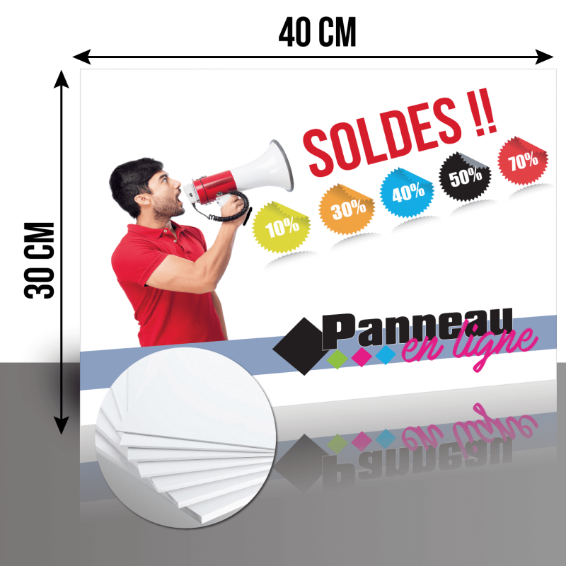 Panneau forex 40x30cm personnalisé | Panneau en Ligne