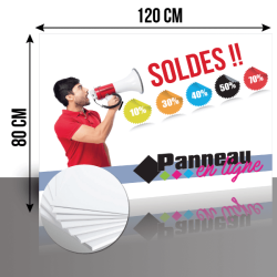 Plaque Komacel/Forex 80x120cm personnalisé | Panneau en Ligne