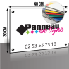 Panneau Dibond 40x30cm pour entreprise | Panneau en Ligne