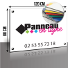 Panneau Dibond 80x120cm pour entreprise | Panneau en Ligne