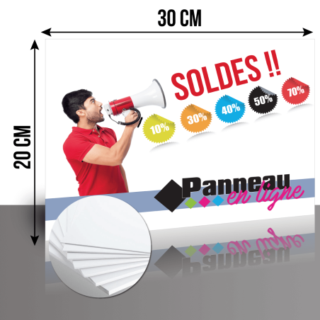Panneau forex 30x20cm personnalisé | Panneau en Ligne