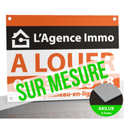 Achat de panneau akilux Immobilier-Taille sur mesure-Imprimeur Nantais