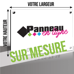 Panneau en dibond sur mesure personnalisé | Panneau en Ligne
