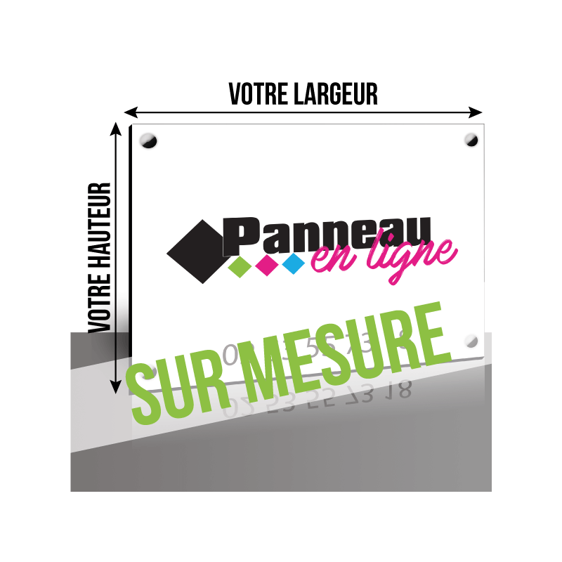 Panneau en dibond sur mesure personnalisé | Panneau en Ligne