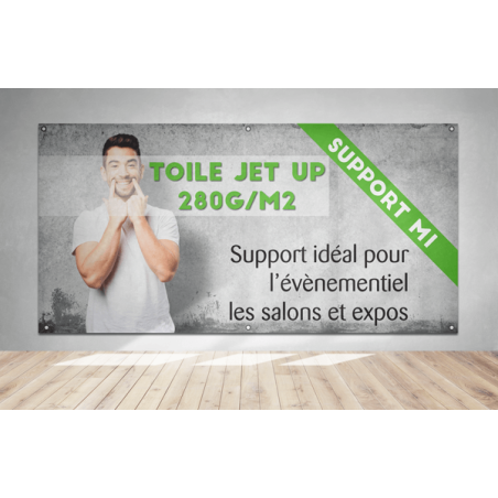 Toile Jet-Up tissée écologique M1 haut de gamme | Panneau en Ligne