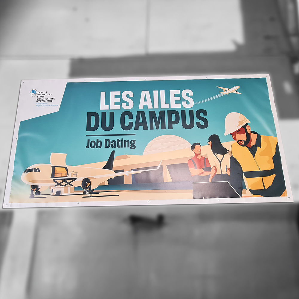 Bâche publicitaire